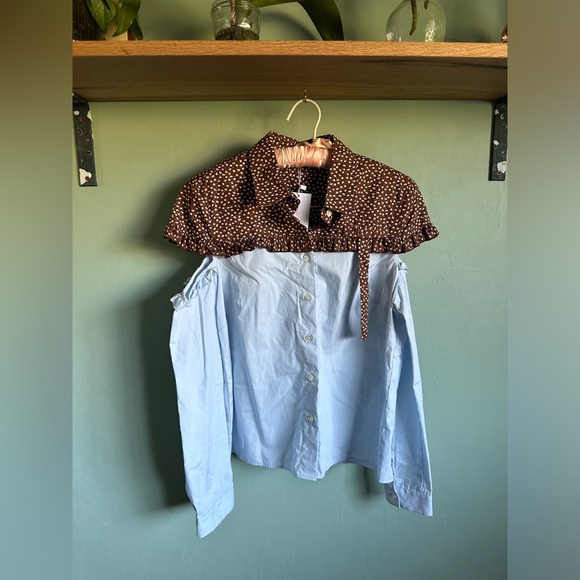 Sandy Liang Minerva blouse, size 8 NWT - Picture 2 of 7